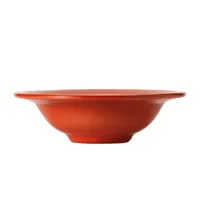 product of Libbey 906045019 - Red 12‑oz Melamine Bowl, 7½" Dia x 2⅛" H, Cantina® Pattern, NSF Certified-12/Case
