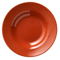 product of Libbey 906045377 - 21 oz Red Round Melamine Bowl, 12" Dia x 2" H, Cantina, NSF Certified - 12/Case