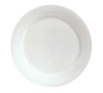 product of Reserve by Libbey 911190001 - 10 1/2" Round Bone China Dinner Plate, White Vitrified Finish, 12/Case