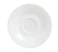 product of Reserve By Libbey 911190012 - 6" Round Bone China Saucer, Vitrified White, 6" Diameter - 36/Case
