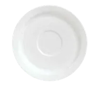 product of Reserve by Libbey 911190031 - 6.125" Round Bone China Saucer, White, Vitrified, Stackable - 36/Case