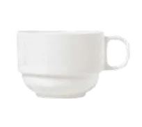 product of Reserve by Libbey 911190032 - 8.5 oz Tea Cup, 3.5" Dia x 2.5" H, Bone China, Stackable - 36/Case