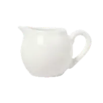 product of Libbey 911197034 Creamer Pitcher 5 Oz (4‑1/8" Dia x 2‑3/4" H) Porcelain Slenda® Handle - 24/Case