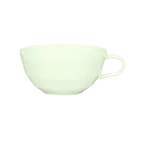 product of Schonwald 9125172 - 7-3/4 oz BoneWhite Porcelain Cup, 1-3/4" Foot, Faceted Design, 5-7 oz - 12/Case