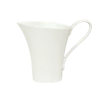 product of Schonwald 9135015 Creamer Pitcher, 5.5 oz, 2" Diameter, Porcelain White, Microwave Safe - 6/Case
