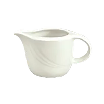 product of Schonwald 9183835 - 12 oz Porcelain Sauce Boat, Donna Pattern, Continental White, Handle, 6/Case