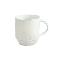 product of Schonwald 9185628 Mug – 9.5 oz Porcelain Donna Pattern, 3"3/8 H x 3"1/8 W, Stackable - 12/Case