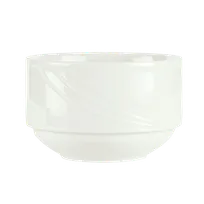 product of Schonwald 9186528 Bouillon Cup - 9.5 oz (2-3/8" H x 2-1/8" Dia) Porcelain White Pattern - 12/Case