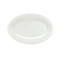 product of Schonwald 9192034 - Oval China Platter 12" x 9", Vitrified Porcelain, White Finish - 6/Case