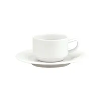 product of Schonwald 9195109 - Avanti Gusto 3 oz Espresso Cup, 2.5" x 1.63" (Dia), White Porcelain - 12/Case