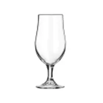 product of Libbey 920291 Beer Glass – 13.5 oz Tulip Clear Glass, SheerRim® D.T.E., 7‑1/8" Height - 12/Case