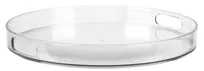 product of Libbey 92393 Round Serving Tray, 14" Clear Tritan, Dishwasher Safe, BPA‑Free Wake™ Finish - 6/Case