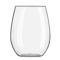 product of Libbey 92426 - 15 oz Stemless Wine Glass, Tritan™ Plastic, Dishwasher & Freezer Safe, - 12/Case