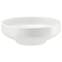 product of Schonwald 9256619 - 34 oz Porcelain Bowl, 7 1/2" Dia x 2 1/2" H, White Finish, Dishwasher Safe - 2/Case
