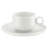 product of Schonwald 9256920 - Round Porcelain Saucer 6.5" Dia x 0.75" H, White Finish, Microwave Safe - 12/Case