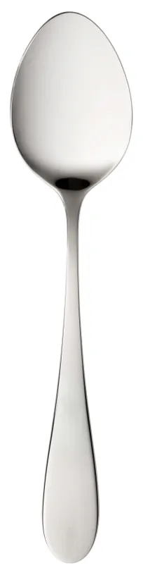 product of Libbey 927003 Serving Spoon, 8‑3/5" Stainless Steel, Santa Cruz™ Collection, Handle - 12/Case