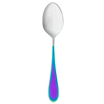 product of Reserve by Libbey 933001 Teaspoon 6-7/8" Chroma PVD Handle 18/10 Steel Dishwasher Safe - 12/Case