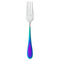product of Reserve by Libbey 933027 Dinner Fork - 8-1/8" PVD Handle, Stainless Steel, 8", 4.0 mm Thick - 12/Case