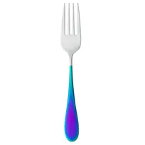 product of Reserve by Libbey 933-038 Salad Fork, 7" Chroma PVD Handle, 18/10 Stainless Steel, 4.0 mm - 12/Case