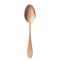 product of Reserve by Libbey 939001 Teaspoon, 6-7/8" PVD Handle, 18/10 Stainless Steel 4.0 mm - 12/Case