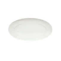 product of Schonwald 9392226 - Oval Porcelain Platter 10 1/2" x 5 1/2", Continental White Grace Pattern - 6/Case