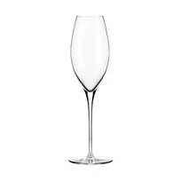 product of Libbey 9432 Flute Wine Glass, 8‑3/4 oz (9½" H), Tempered Glass Stem with Flat Foot – 12/Case