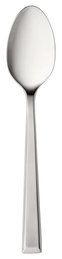 product of Libbey 946003 Santorini Satin Serving Spoon, 8‑5/8" Beveled, 18/10 Stainless Steel, Satin - 12/Case
