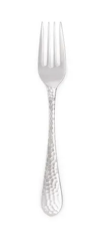 product of Reserve by Libbey 949-038 Salad Fork, 6" Hammered Texture, 18/10 Stainless Steel Finish - 12/Case
