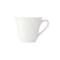 product of Libbey 950002505 Tea Cup – 8 oz, 4½" Dia × 3⅛" H, Porcelain, White Royal Rideau, - 36/Case