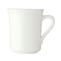 product of Libbey 950002511 China Mug – 8.5 oz (3¼" Dia × 3⅜" H) Porcelain, White Rideau™ Slenda® - 36/Case
