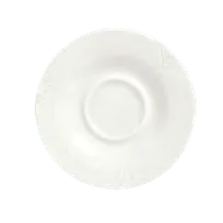 product of Reserve by Libbey 950041436 - Saucer 5.625" Dia with 2" Well, Porcelain, Café Royal - 36/Case