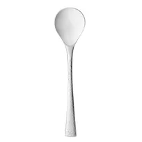 product of Reserve by Libbey 953016 Bouillon Spoon, 6-1/4" Hammered, 18/10 Stainless Steel, 5-6" - 12/Case