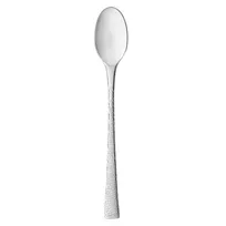 product of Reserve by Libbey 953021 Iced Tea Spoon, 7-5/8" 18/10 Stainless Steel Hammered Finish - 12/Case