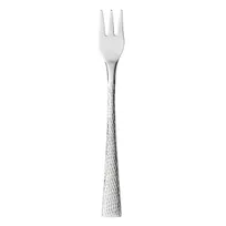 product of Reserve by Libbey 953-029 Cocktail Fork, 5.5" Hammered, 18/10 Stainless Steel, 5" - 12/Case