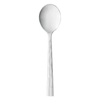 product of Reserve by Libbey 954016 - Bouillon Spoon, 6-1/8" 18/10 Stainless Steel, Forest Finish - 12/Case