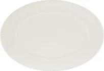 product of Schonwald 9822088 Oval Porcelain Platter, 15" x 10-5/8" x 1-1/8", Embossed Rim, Oval Shape - 6/Case