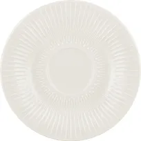 product of Schonwald 9826969 Combi Saucer, 6-1/4" Dia x -3/4" H, Round Porcelain with Embossed Vibes Design - 12/Case