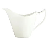 product of Reserve by Libbey 987659339 Creamer Pitcher, 3-3/4 oz, 4-3/4" Dia x 3" H, Porcelain Handle - 36/Case