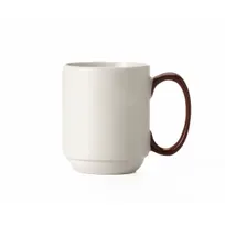 product of Libbey 999025300 Mug – 8.5 oz (2.9" Dia x 3.6" H) Porcelain White, Rigel, Apple Handle - 36/Case