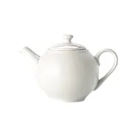 product of Libbey 999333040 Constellation Teapot, 15 oz (6½" Dia x 4⅜" H), White Porcelain with Lid - 12/Case