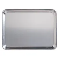 product of Libbey ALUM-14 Quarter Sheet Pan, 9" x 13", 18‑Gauge Aluminum, Uncoated, Wire Rim - 12/Case