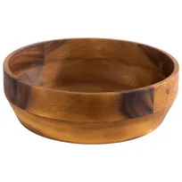 product of APS Germany APS 00796 - Acacia Wooden Bowl, 101 oz (10"5/8" Dia x 3"3/8" H), Waterproof - 12/Case