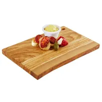 product of APS Germany APS 00871 - Oval Wooden Serving Board, 11-7/8" L x 8" W x 3/4" H, Olive Finish - 1/Case