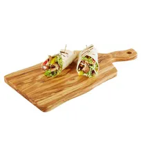 product of APS Germany APS 00877 - Oval Serving Board 15.75" x 7.875" x 0.5" Olive, 3.5" Handle - 1/Case