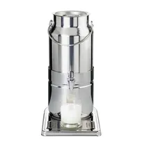 product of APS Germany APS 10750 Milk Dispenser, 169-1/8 oz, 9-1/8"L x 13-7/8"H, 18/8 Stainless Steel, Valve - 1/Case