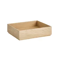product of APS Germany APS 14004 - Valo Wood Crate, 12"-3/4 L x 10"⅜ W x 3"⅜ H, Stackable, GN 1/2 Pan, - 6/Case