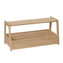 product of APS Germany APS 14020 - Two-Tier Wood Tray, 21"-1/4 L x 10"⅜ W x 10"⅜ H, Display Crate - 1/Case