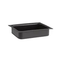product of APS Germany APS 14042 Valo Box Insert, GN 1/2 (12" x 9-7/8" x 2-3/8"), Black Polystyrene - 1/Case