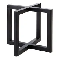 product of APS Germany APS 33281 Buffet Display Stand, 7-7/8" Square Black Wood, Stackable - 6/Case