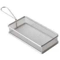 product of APS Germany APS 40610 Fry Basket, 8 1/2" x 4⅛", Stainless Steel Snackholder, Dishwasher Safe - 1/Case